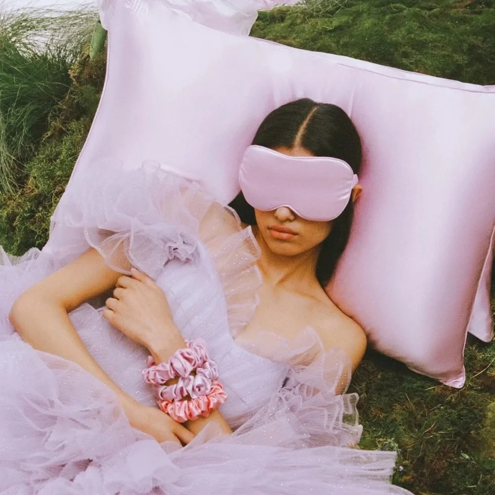 SLIP SILK 100% Pure Momme Silk QUEEN PILLOWCASE in Wildflower (Pink) NEW IN BOX! - Picture 4 of 16